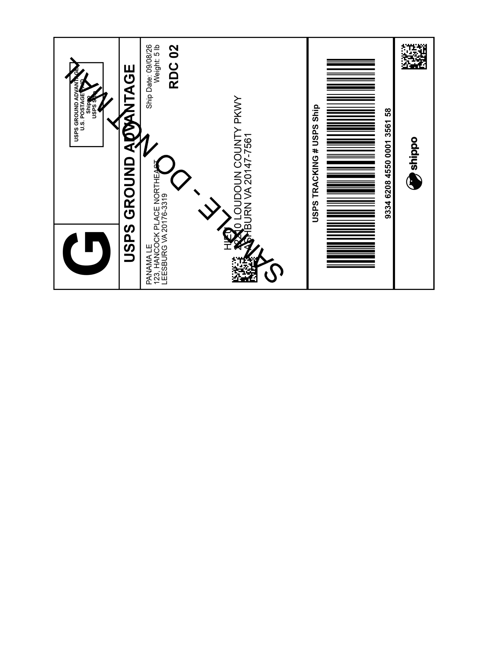Print the downloaded label
